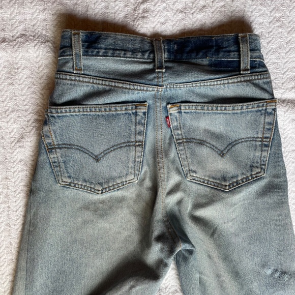 Levi’s ReDone high waist patchwork jeans 24 - Picture 7 of 9